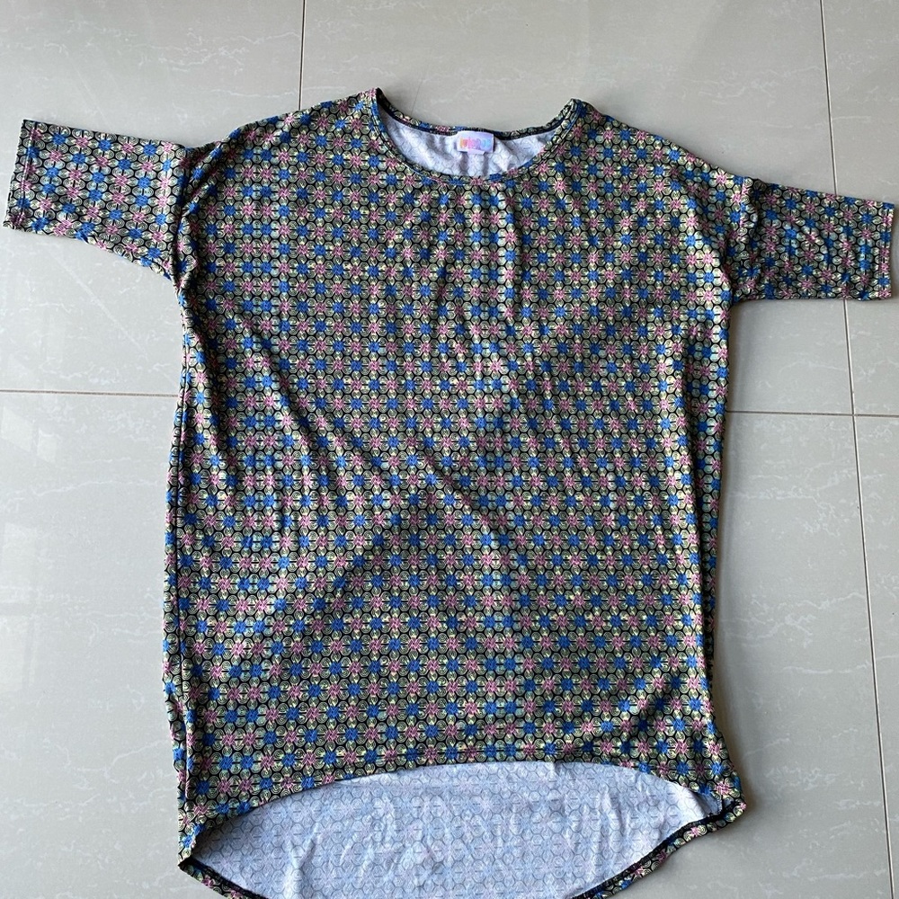 LulaRoe printed top